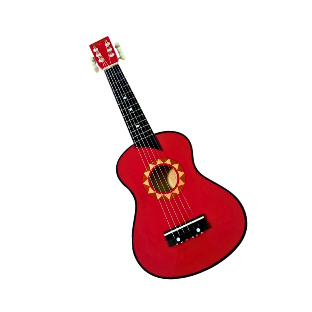 GUITARRA ACUSTICA INFANTIL DE MADERA 25 PULGADAS CON FUNDA Y PUA PARA NIÑOS DE 3 A 9 AÑOS - 3