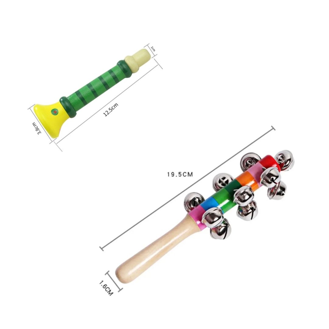SET DE INSTRUMENTOS MUSICALES PARA NIÑOS COLORES ALEATORIOS - 3