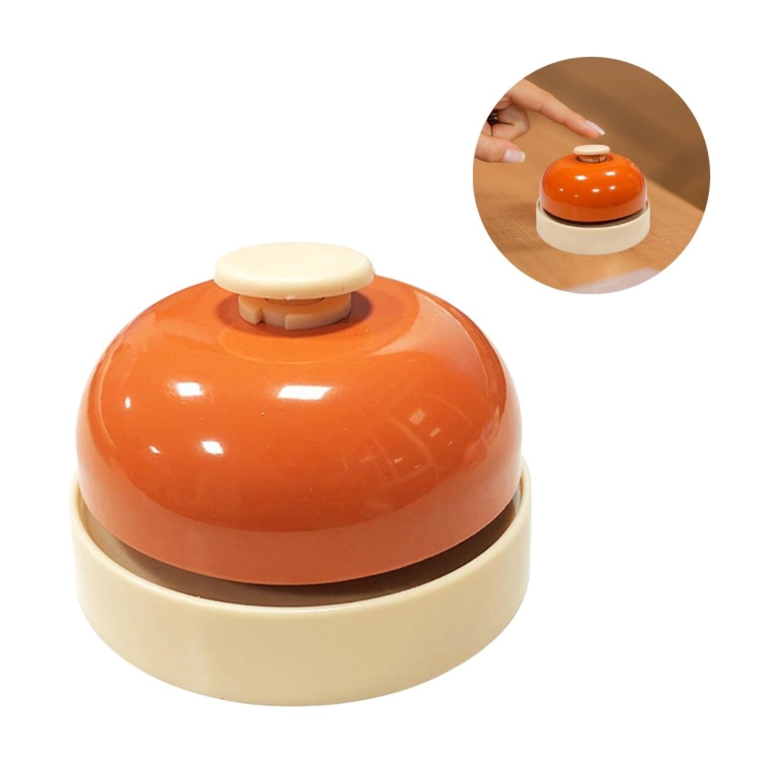 TIMBRE DE LLAMADA PARA RESTAURANTE Y HOTEL COLOR NARANJA - 1