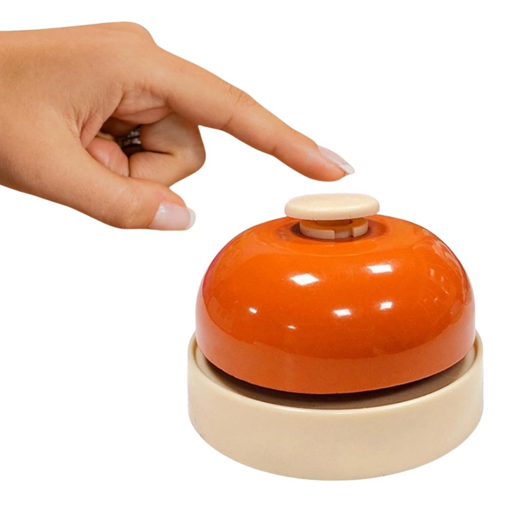 TIMBRE DE LLAMADA PARA RESTAURANTE Y HOTEL COLOR NARANJA - 2