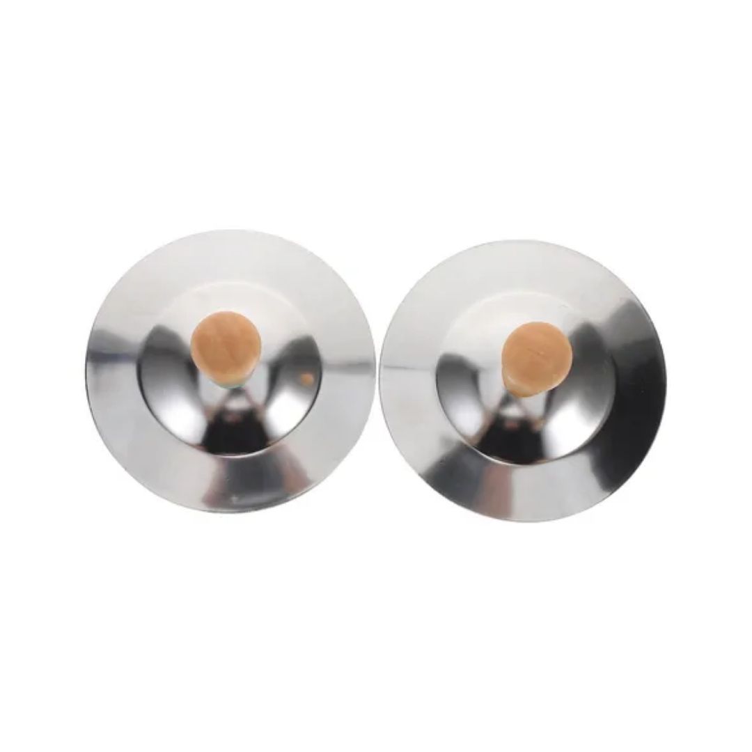 MINI PLATILLOS METÁLICOS PARA NIÑOS - 2 PZ DORADO - 5