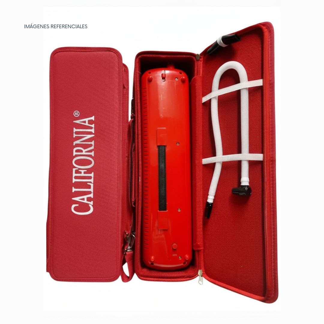 MELÓDICA DE 32 TECLAS 'CALIFORNIA' - COLOR ROJO CON ESTUCHE RÍGIDO - 6