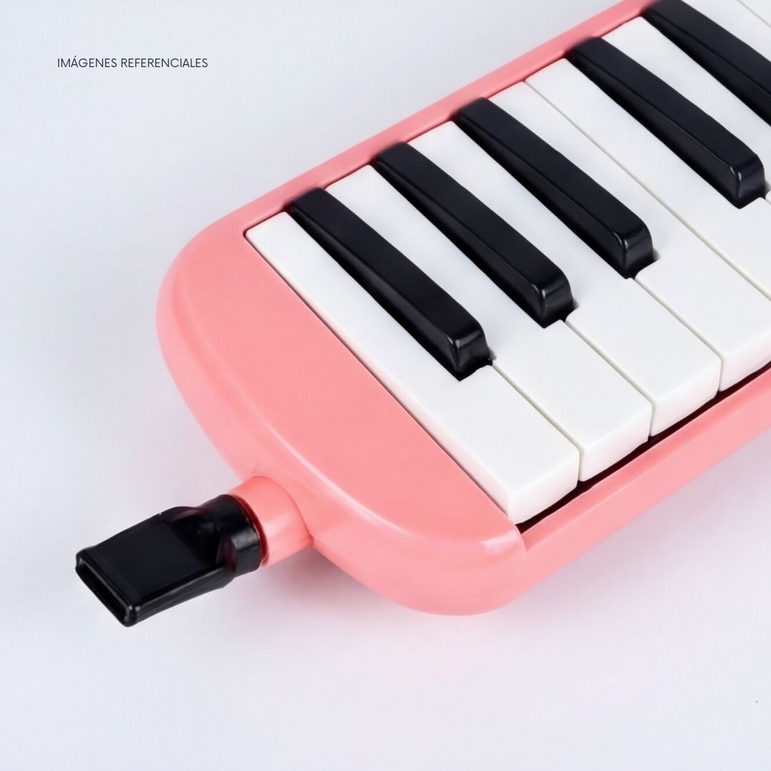 MELÓDICA DE 37 TECLAS 'CALIFORNIA' - COLOR ROSADO CON ESTUCHE RÍGIDO - 5