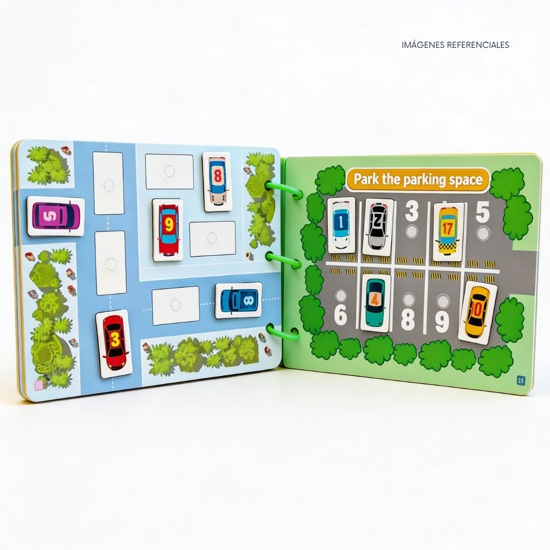 LIBRO MONTESSORI MATEMÁTICAS CON PEGATINAS Y ACTIVIDADES PARA NIÑOS - 5