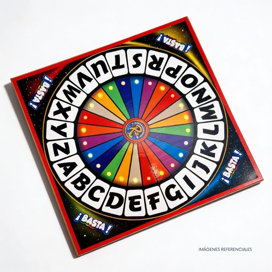 BASTA Y LUDO JUEGO DE MESA FAMILIAR 2 EN 1 CON TIMBRE - 4