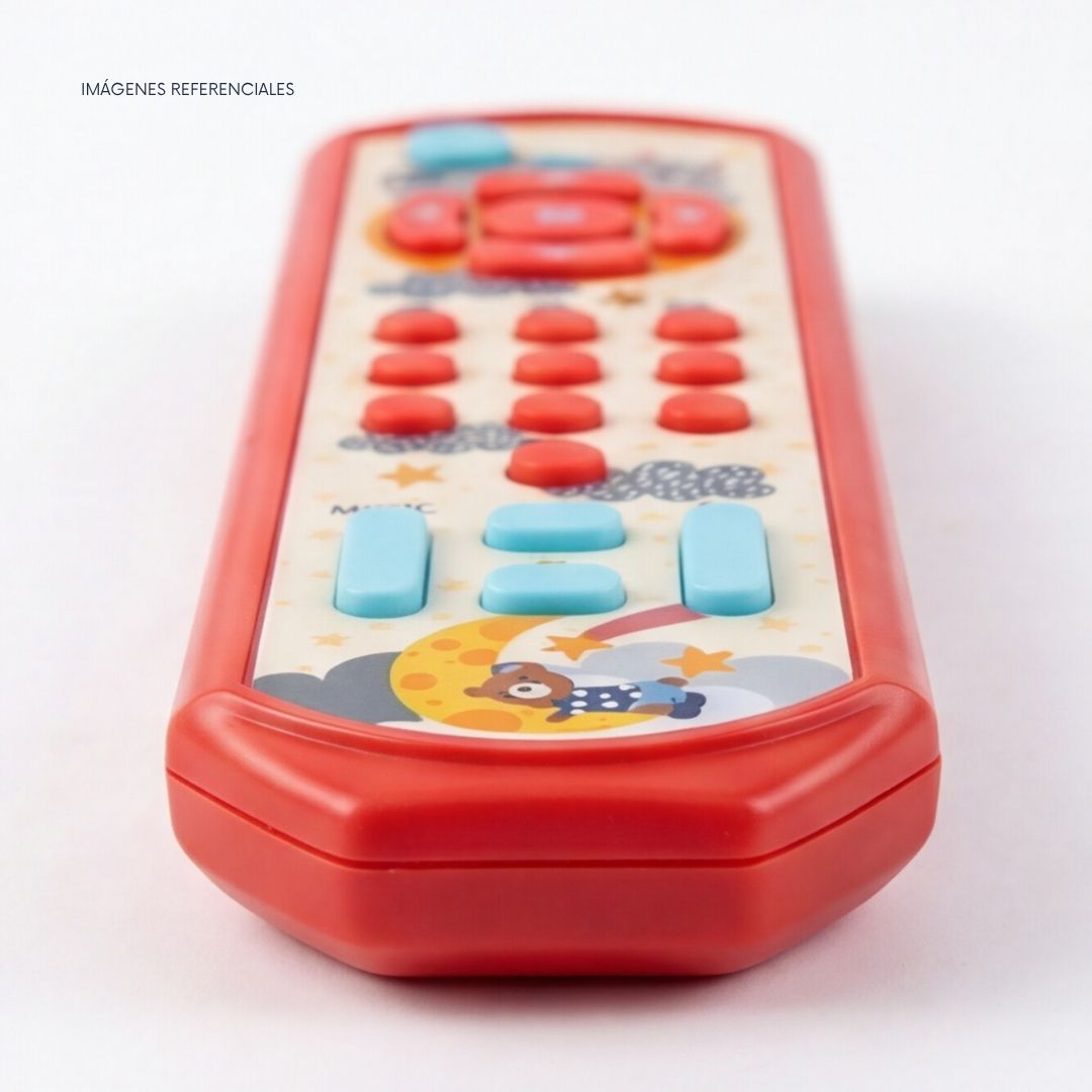 JUGUETE CONTROL REMOTO BEBÉ EDUCATIVO CON LUZ Y SONIDO - ROJO - 3