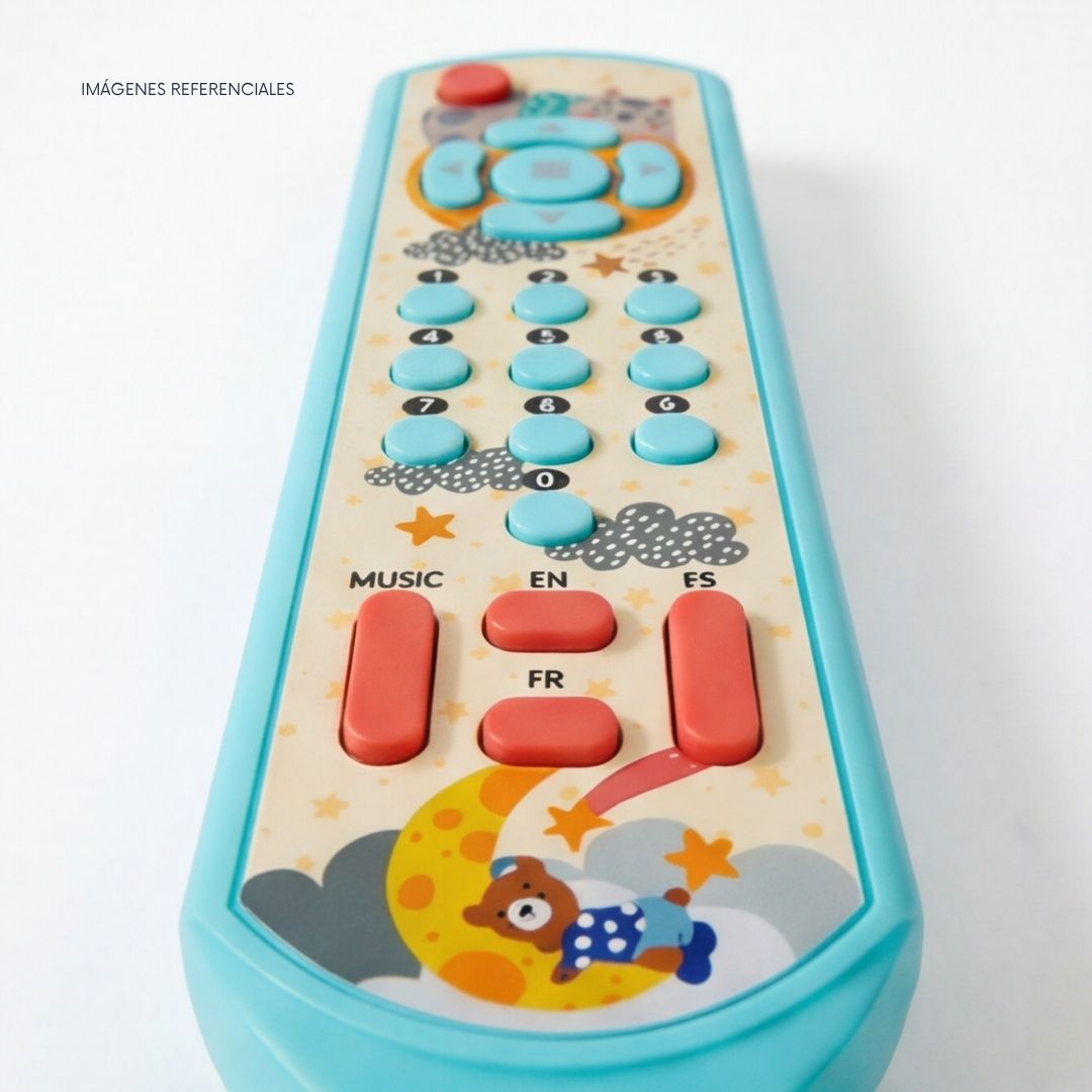 JUGUETE CONTROL REMOTO BEBÉ EDUCATIVO CON LUZ Y SONIDO - ROJO - 3