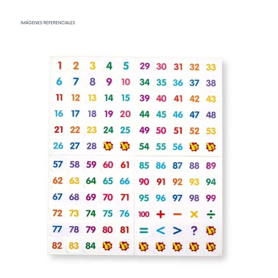 ÁBACO DE MADERA CON TARJETAS NUMÉRICAS EDUCATIVO NIÑOS - 4
