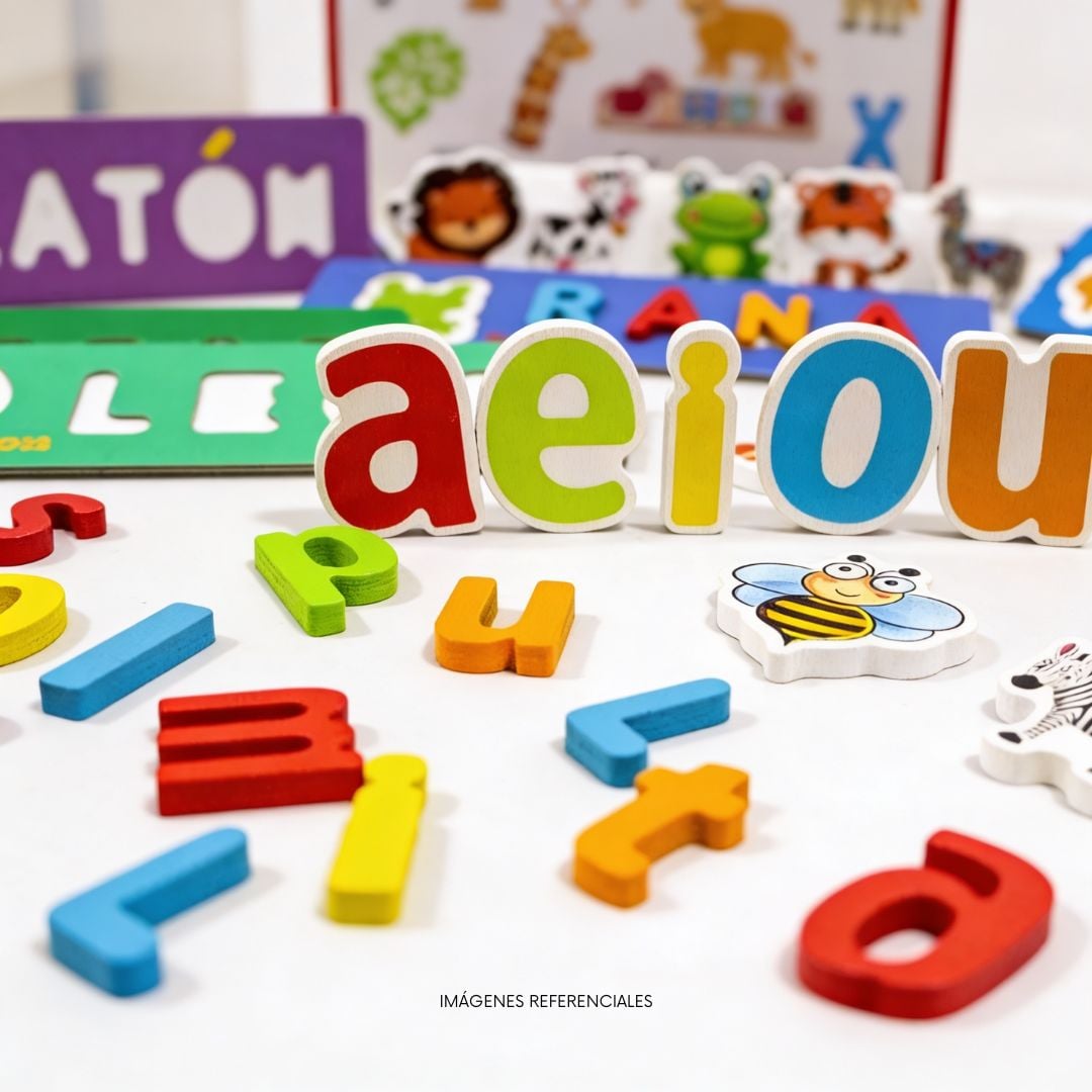 JUEGO EDUCATIVO PARA NIÑOS DE FORMAR PALABRAS DE ANIMALES - 5