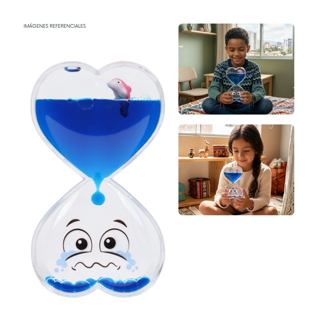 BOTELLA DE LA CALMA SENSORIAL CONTROL DE EMOCIONES NIÑOS Y ADULTOS - 1