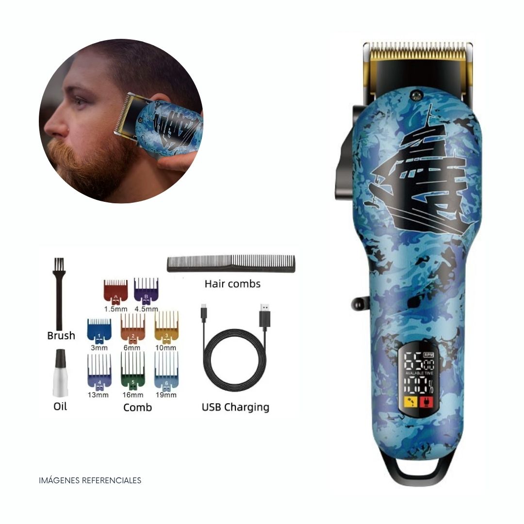 CORTADORA PROFESIONAL DE CABELLO INALÁMBRICA DALING DL-1191 - 2