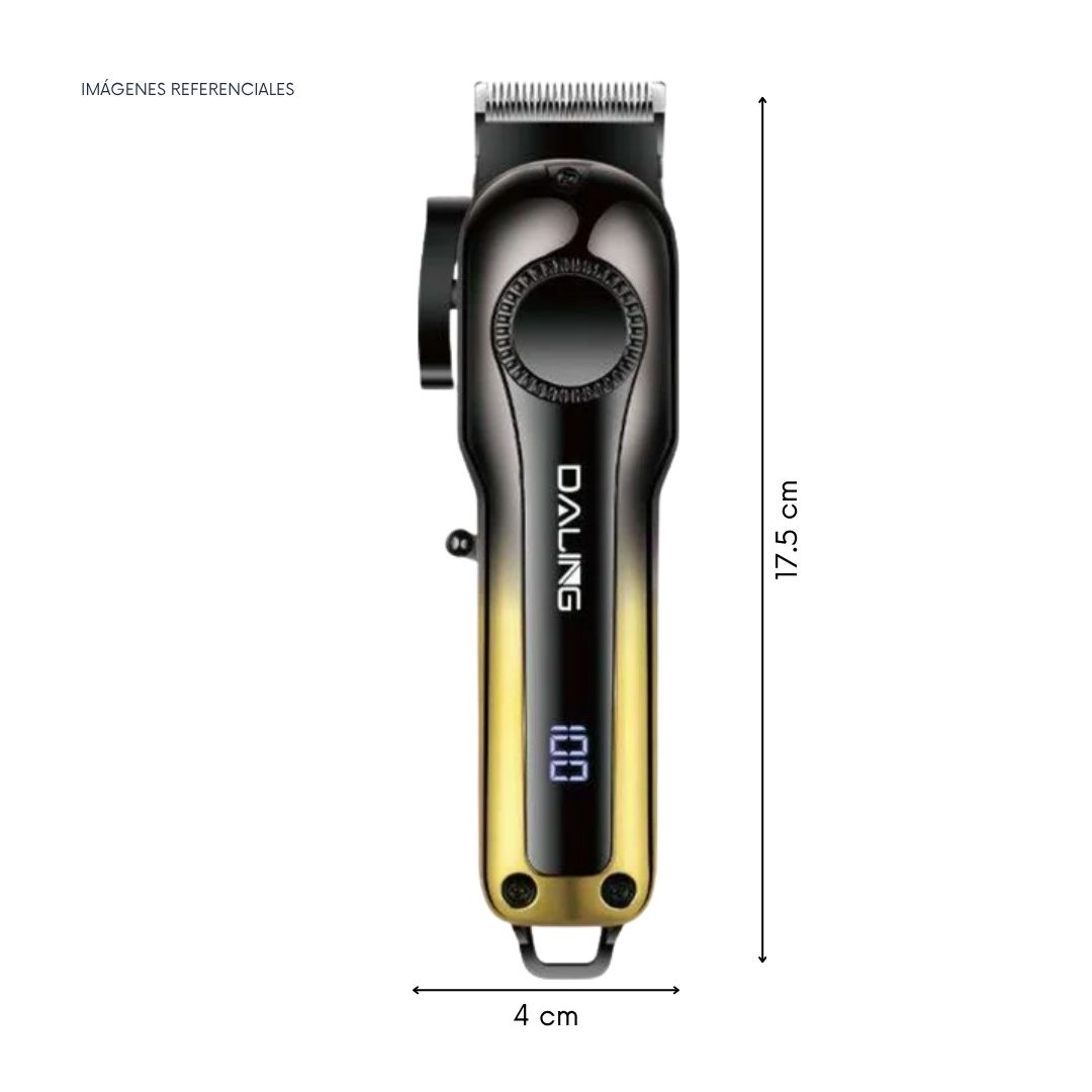 CORTADORA PROFESIONAL DE CABELLO INALÁMBRICA DALING DL-1923 - 4