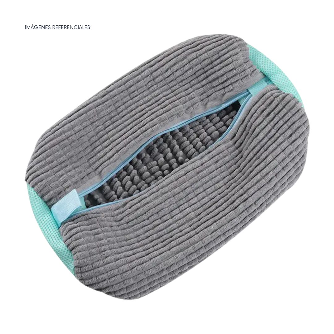 BOLSA PARA LAVAR ZAPATILLAS EN LAVADORA CON CREMALLERA - 2