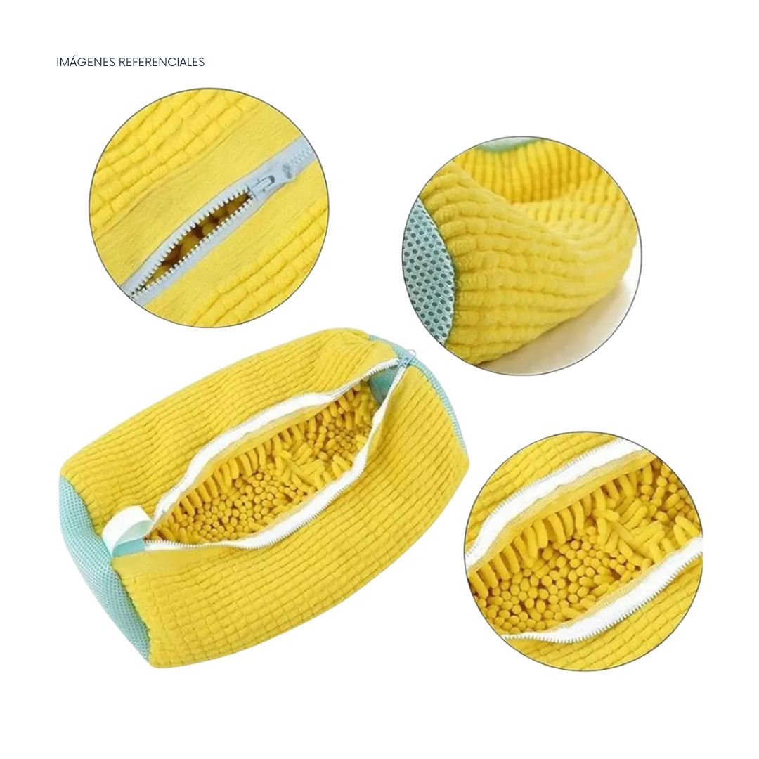 BOLSA PARA LAVAR ZAPATILLAS EN LAVADORA CON CREMALLERA - 4