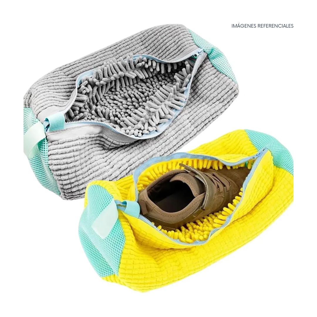BOLSA PARA LAVAR ZAPATILLAS EN LAVADORA CON CREMALLERA - 6