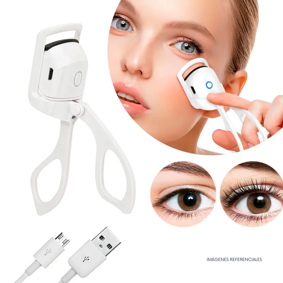 RIZADOR ELÉCTRICO DE PESTAÑAS PORTÁTIL USB RECARGABLE - 3