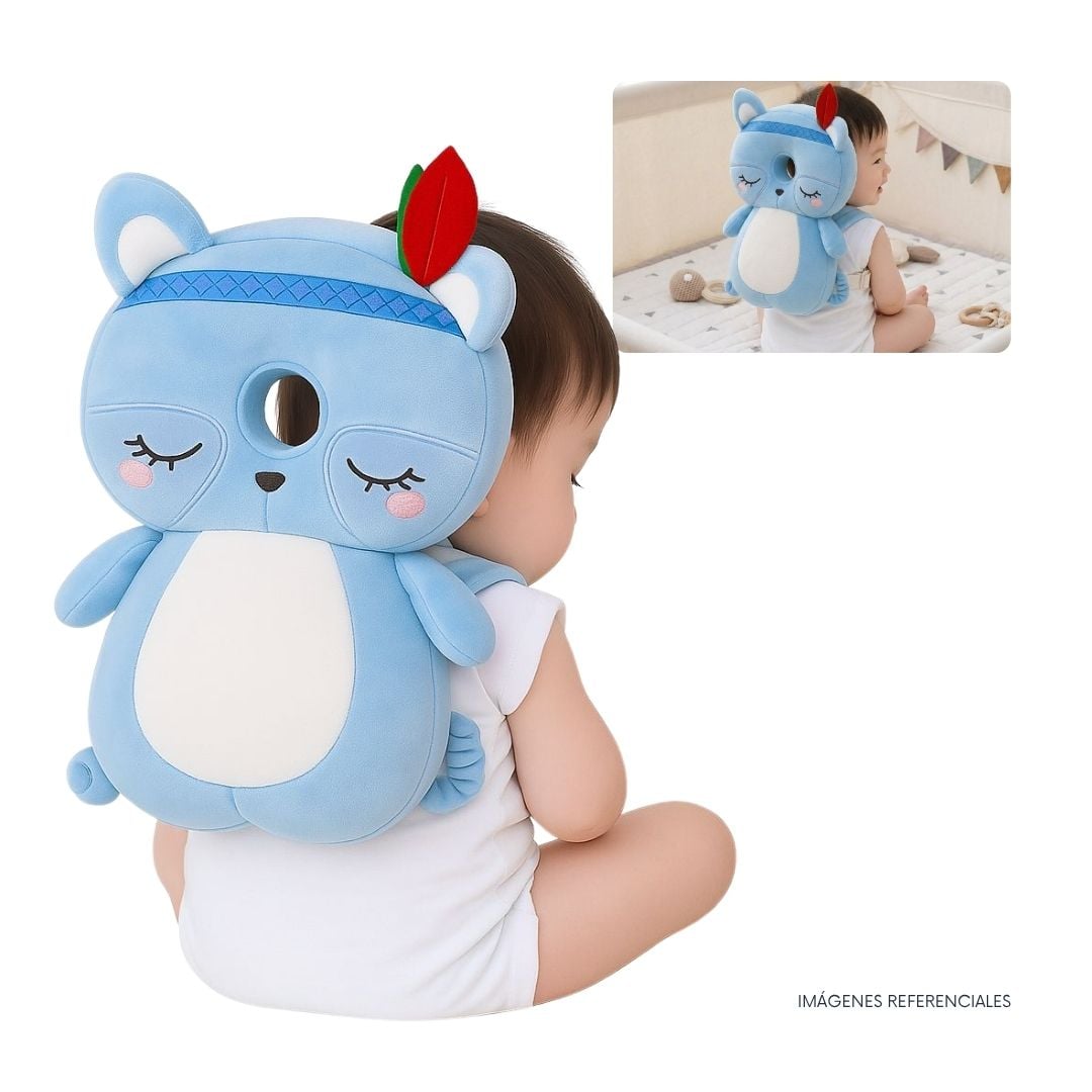 MOCHILA PROTECTORA ANTICAÍDAS PARA BEBÉ - UNICORNIO - 1