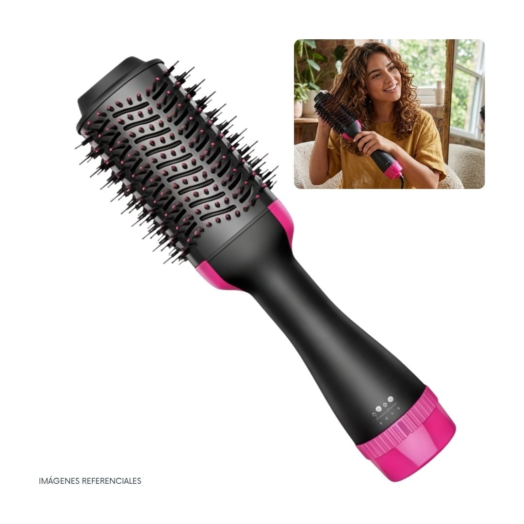 CEPILLO SECADOR ALISADOR 3 EN 1 PARA CABELLO - 4