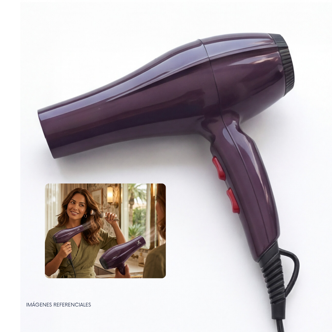 SECADORA DE CABELLO MULTIFUNCIONAL 5 EN 1 CON CEPILLOS PARA PEINAR - 2
