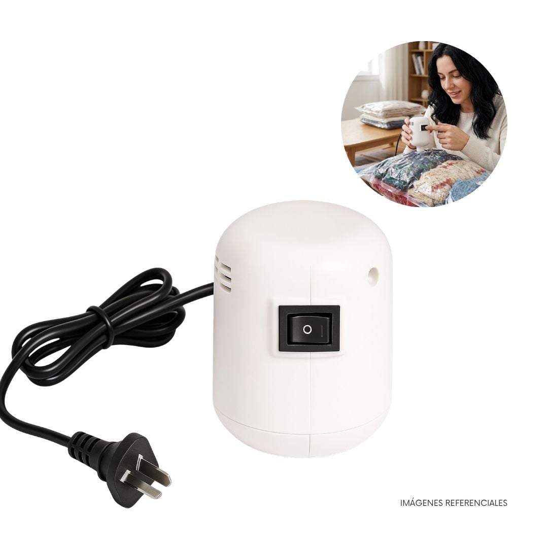 BOMBA ELÉCTRICA PARA BOLSAS AL VACÍO 220V SUCCIONADOR DE AIRE - 1