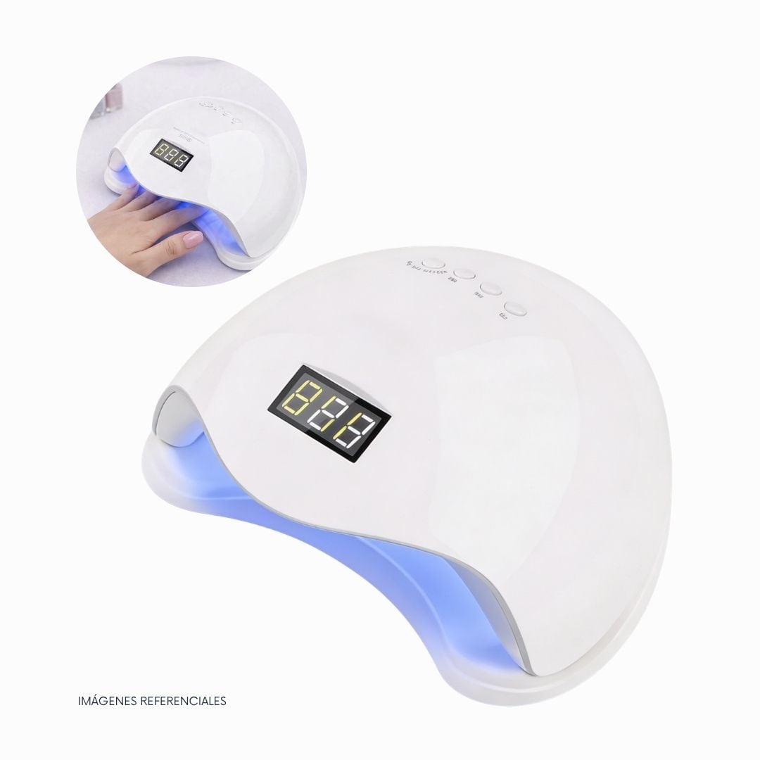 LÁMPARA SECADORA DE UÑAS UV LED 48W PARA UÑAS GEL Y ESMALTE SEMIPERMANENTE - 1