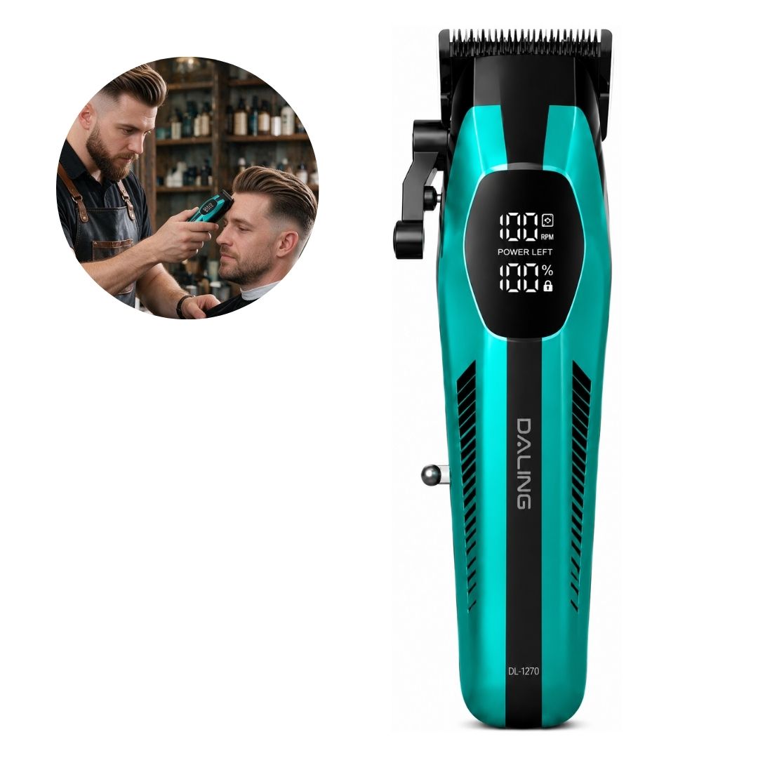 KIT CORTADORA DE PELO PROFESIONAL MÁQUINA CORTADORA DE CABELLO CON ACCESORIOS - 1