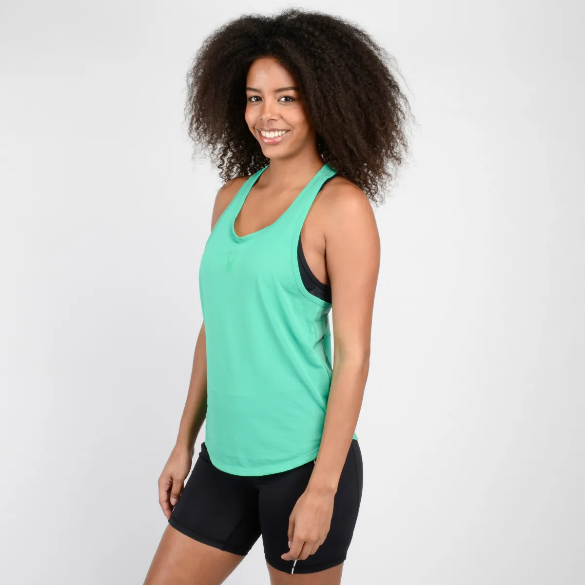 POLO SIN MANGAS ENTRENAMIENTO SPYDER BACKCOUNTRY VERDE MUJER - 1