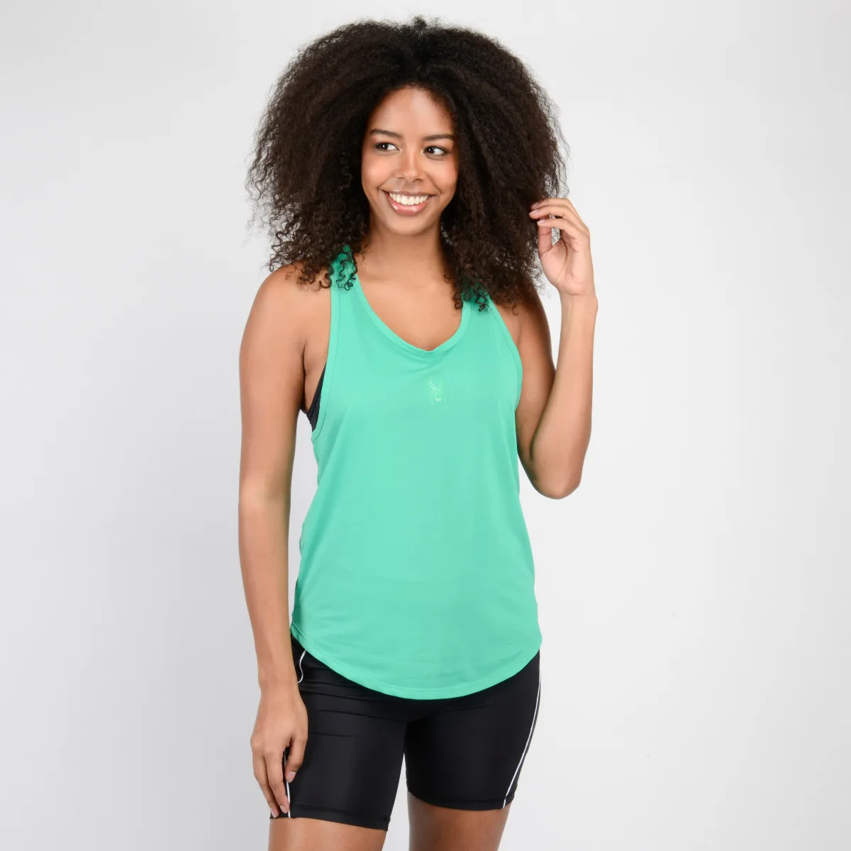 POLO SIN MANGAS ENTRENAMIENTO SPYDER BACKCOUNTRY VERDE MUJER - 3
