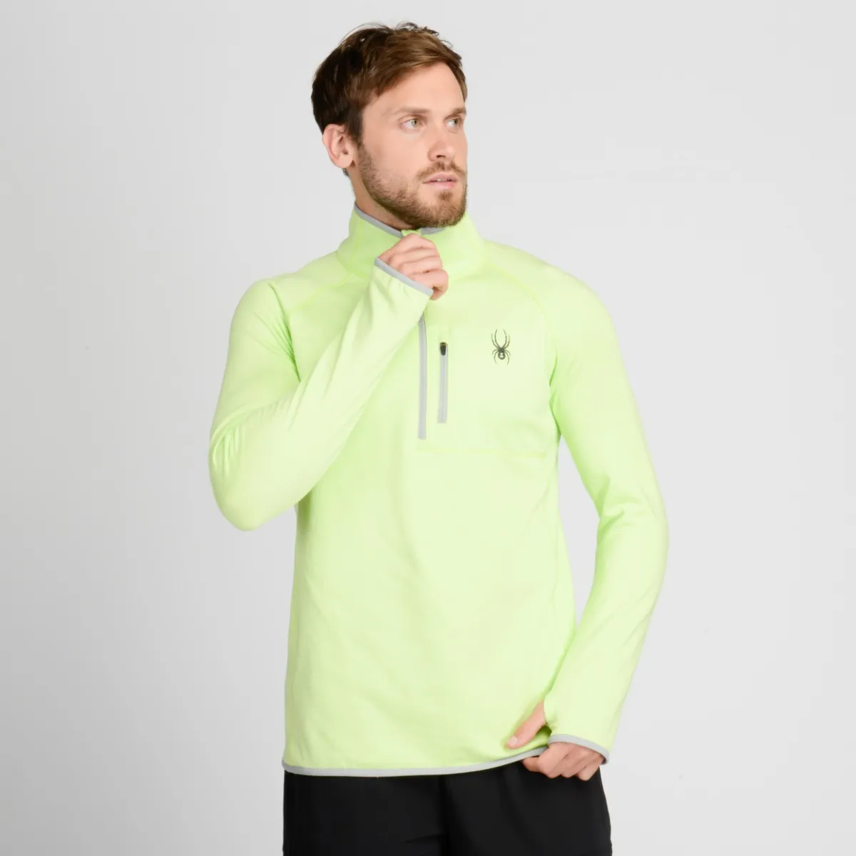POLERA HOMBRE SPYDER ENTRENAMIENTO QUARTER ZIP WL - 1
