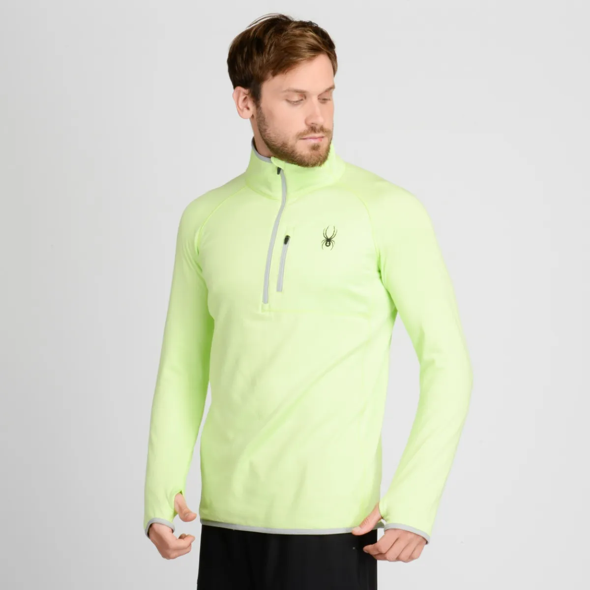 POLERA HOMBRE SPYDER ENTRENAMIENTO QUARTER ZIP WL - 3