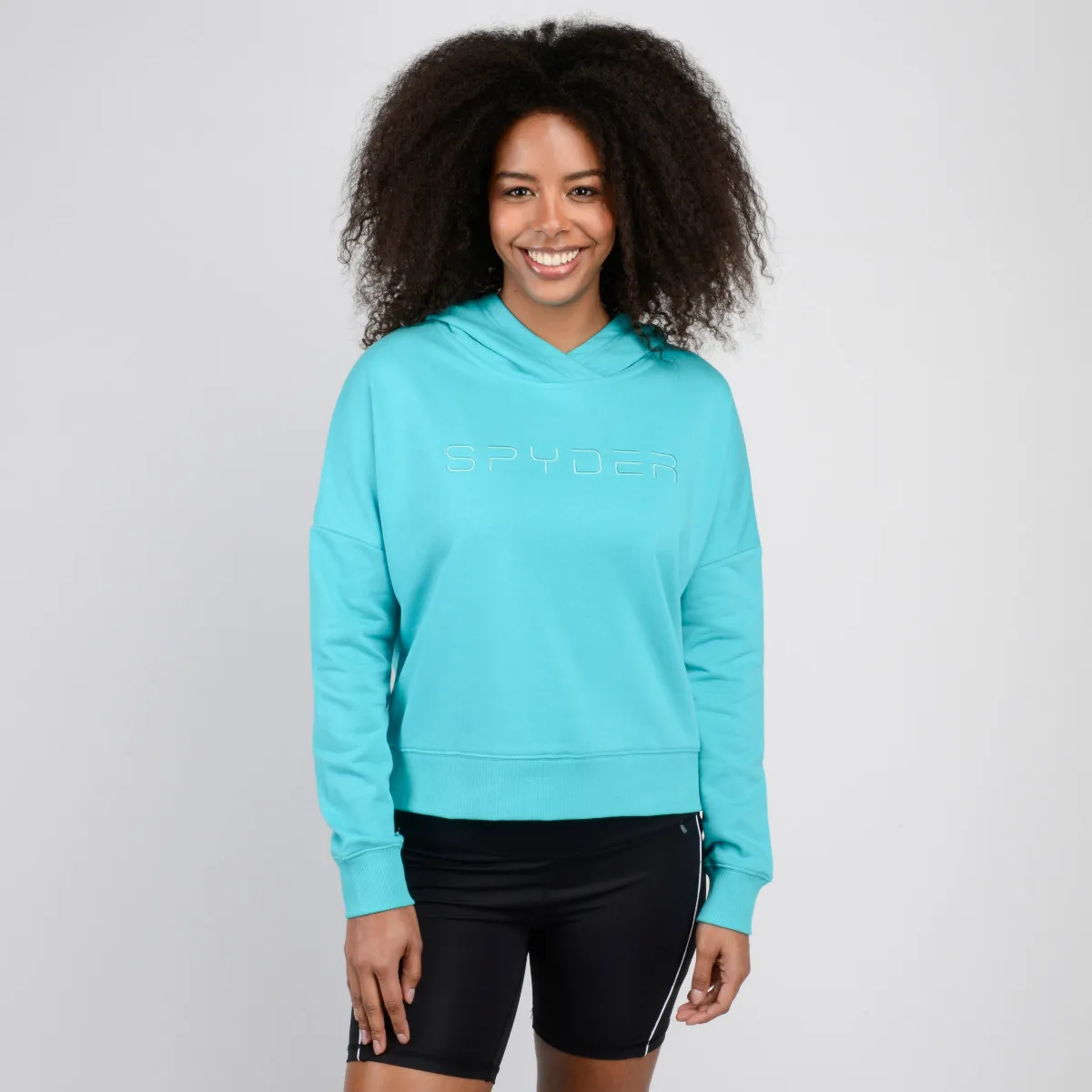 POLERA ENTRENAMIENTO SPYDER HOODIE NORDIC MUJER - 1