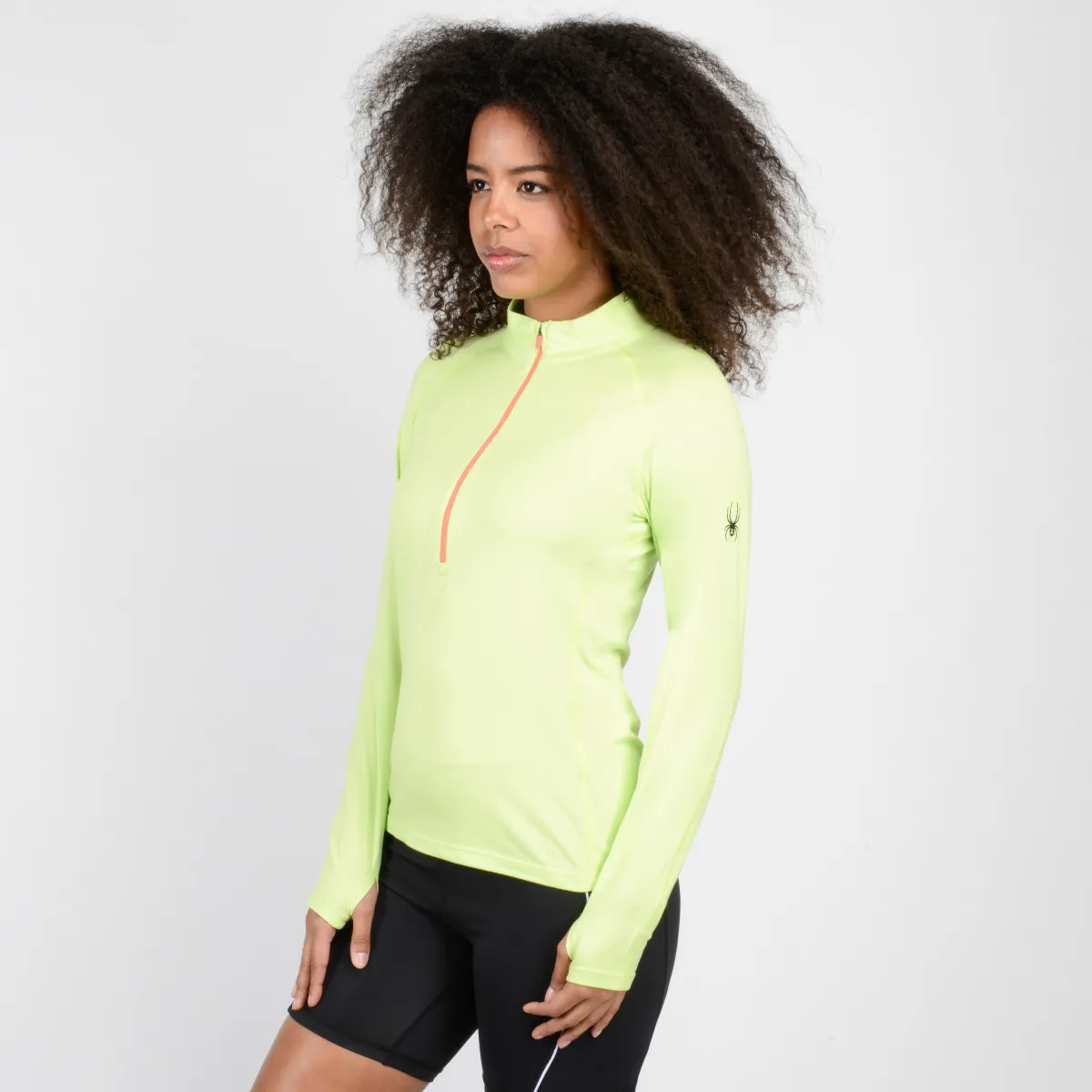 POLERA ENTRENAMIENTO SPYDER QUARTER ZIP ANDES MUJER - 2