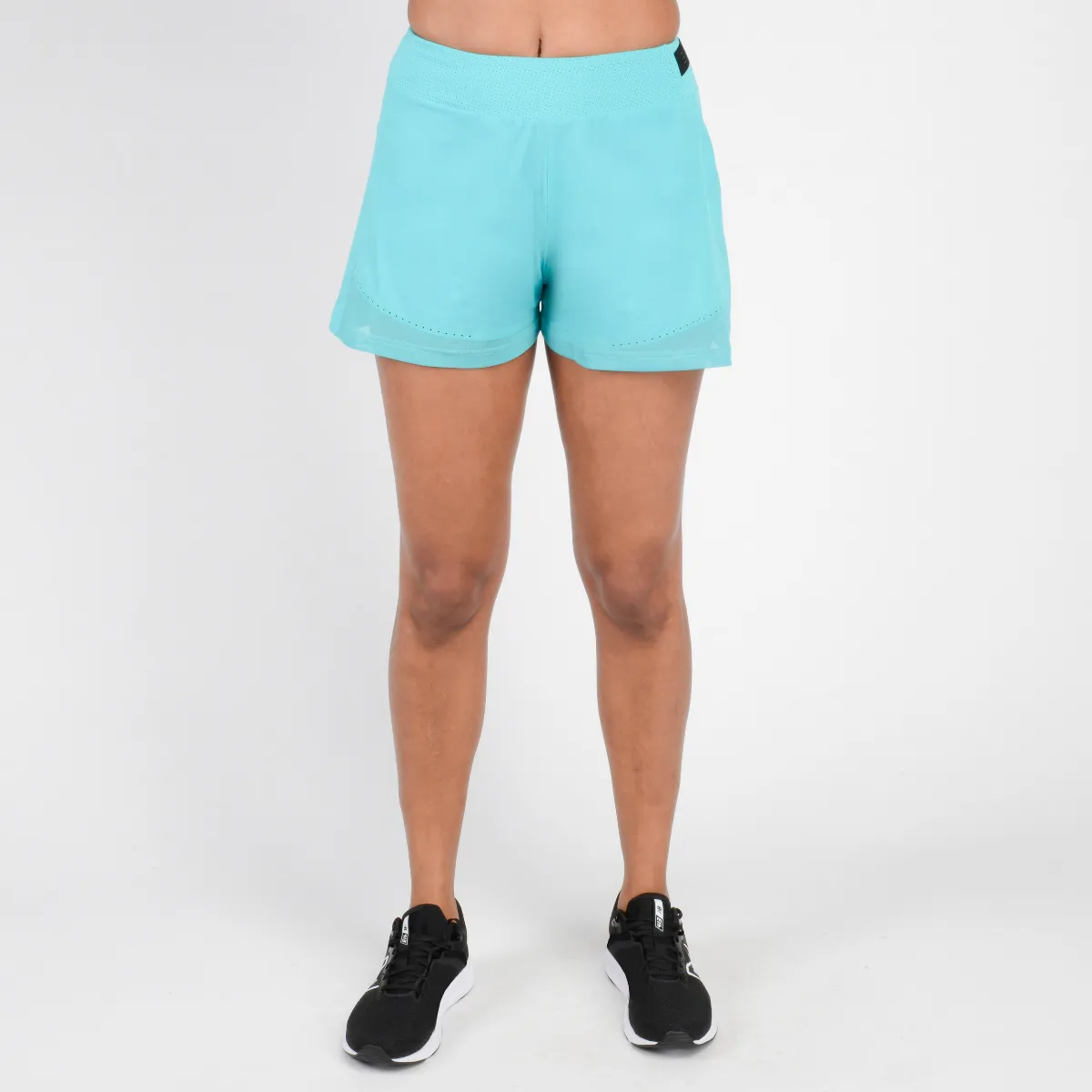 SHORT ENTRENAMIENTO SPYDER TURQUESA MUJER - 1