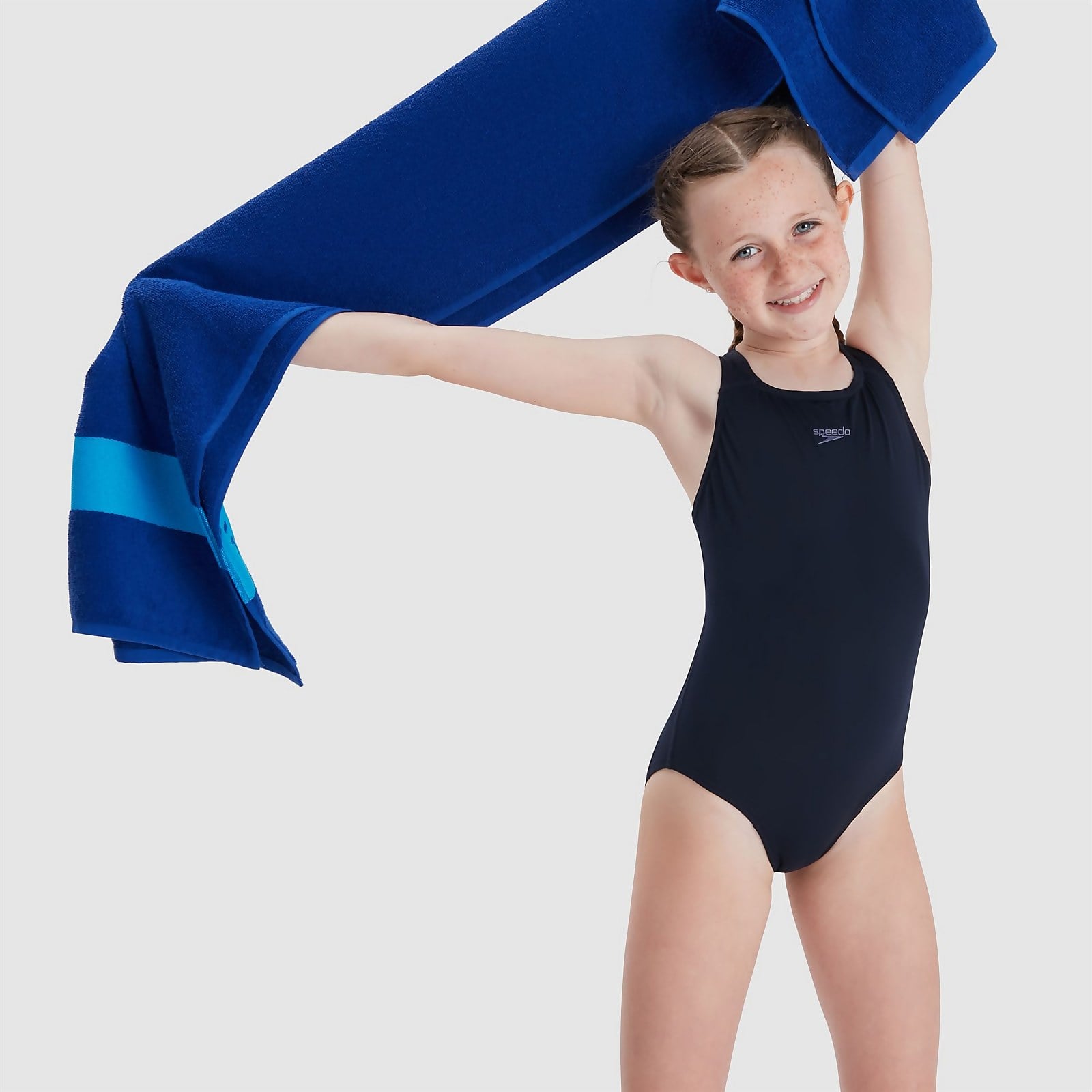 TRAJE BAÑO NATACIÓN NIÑA SPEEDO ENDURANCE+ MEDALIST AZUL - 4