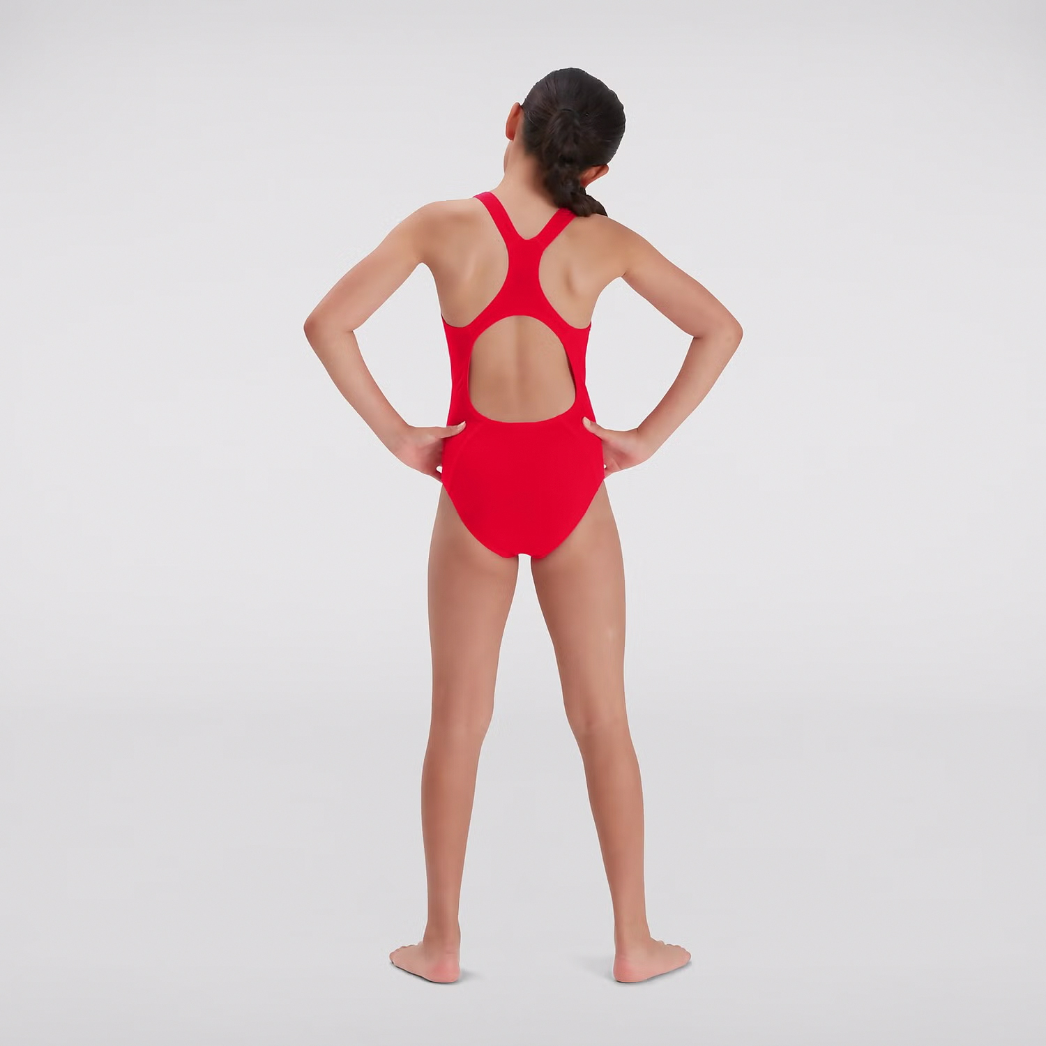 TRAJE BAÑO NATACIÓN NIÑA SPEEDO ENDURANCE+ MEDALIST ROJO - 2