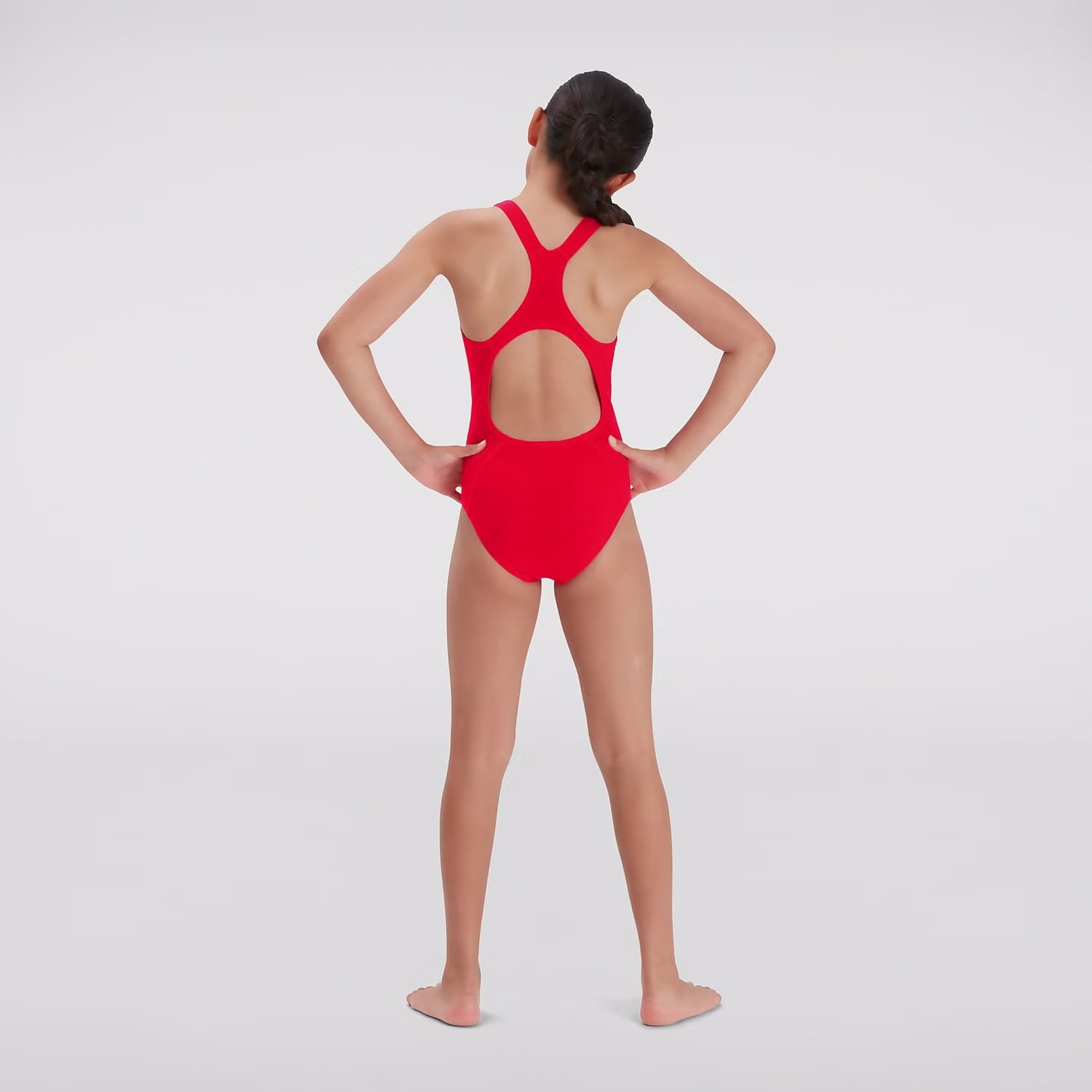TRAJE BAÑO NATACIÓN NIÑA SPEEDO ENDURANCE+ MEDALIST ROJO - 2