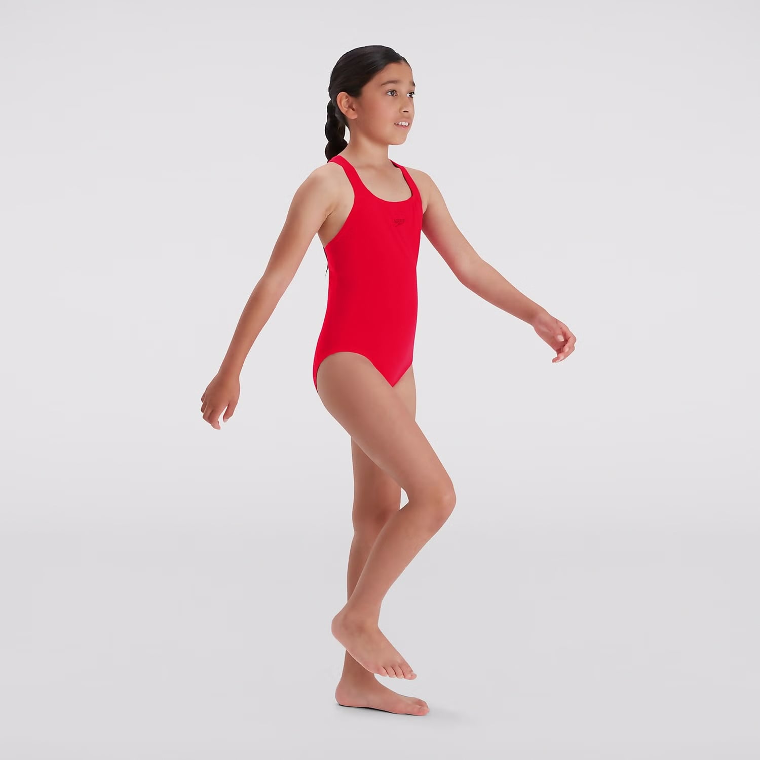 TRAJE BAÑO NATACIÓN NIÑA SPEEDO ENDURANCE+ MEDALIST ROJO - 3