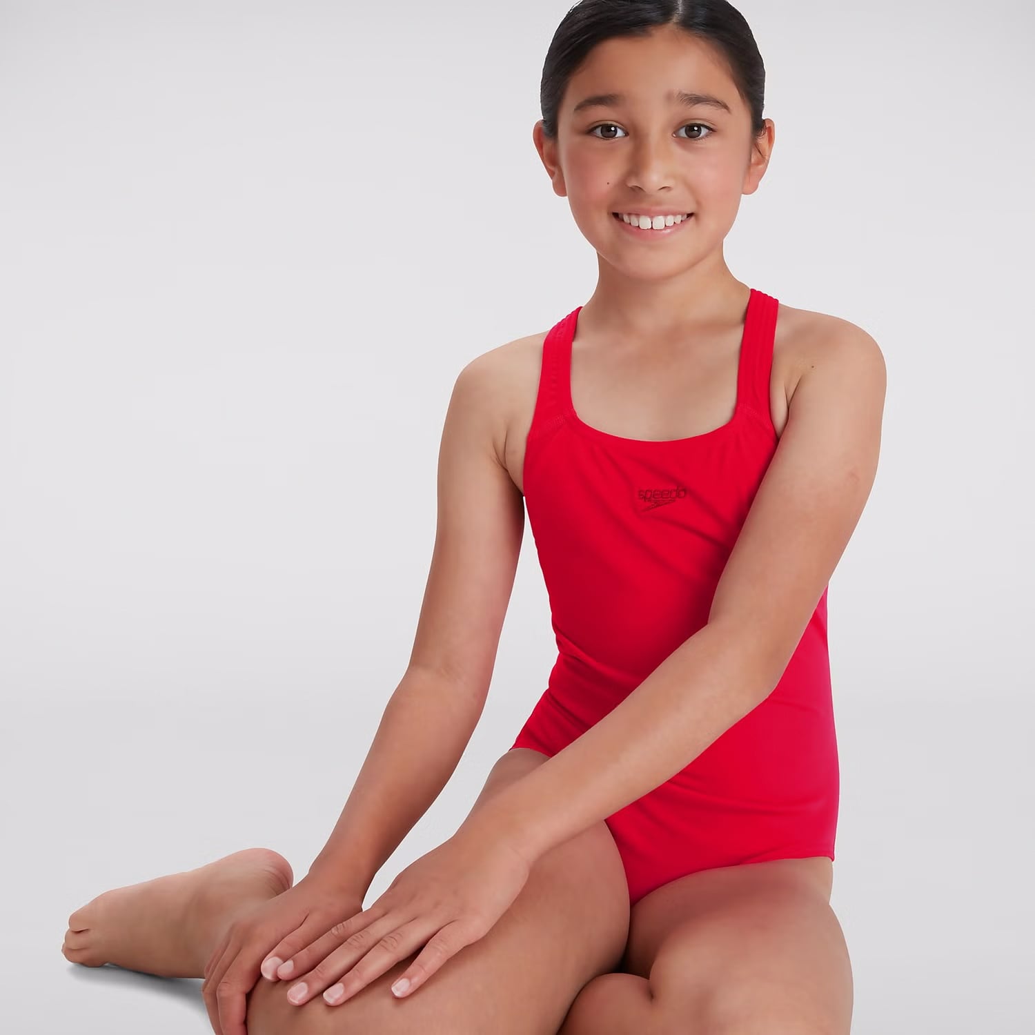 TRAJE BAÑO NATACIÓN NIÑA SPEEDO ENDURANCE+ MEDALIST ROJO - 4
