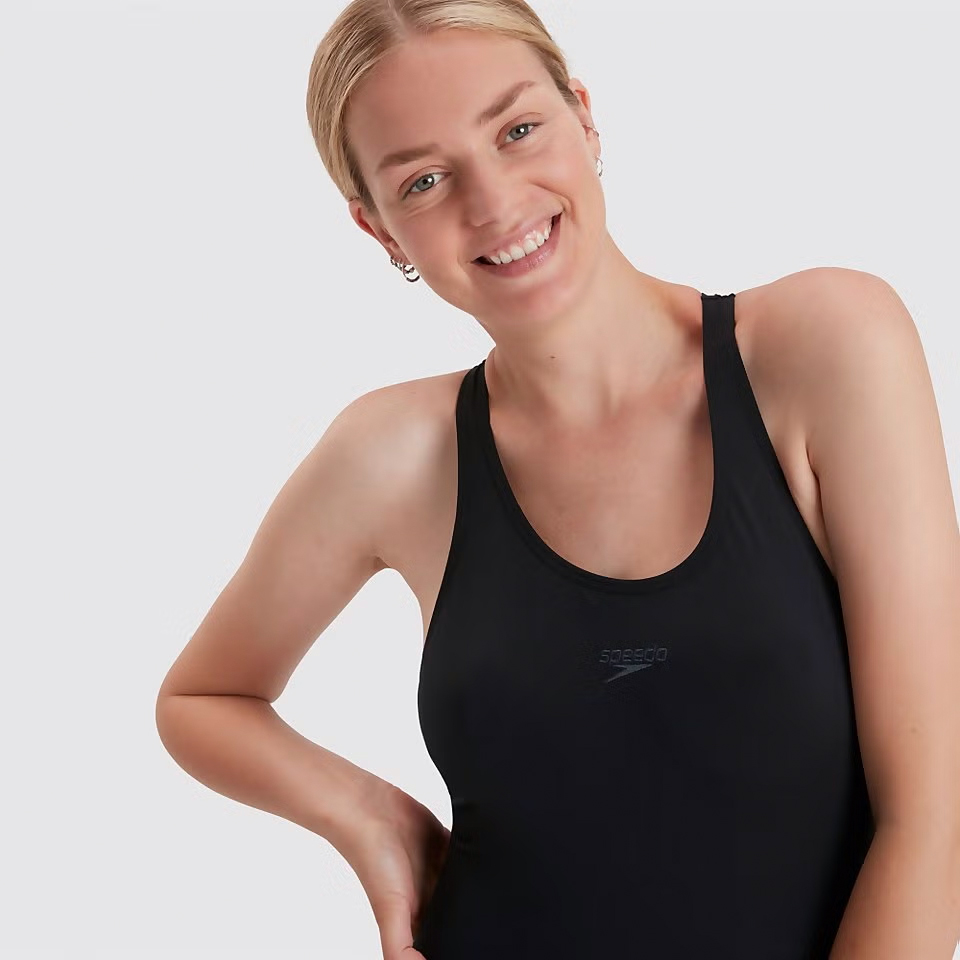 TRAJE BAÑO NATACIÓN MUJER SPEEDO ECO ENDURANCE+ POWER NEGRO - 6