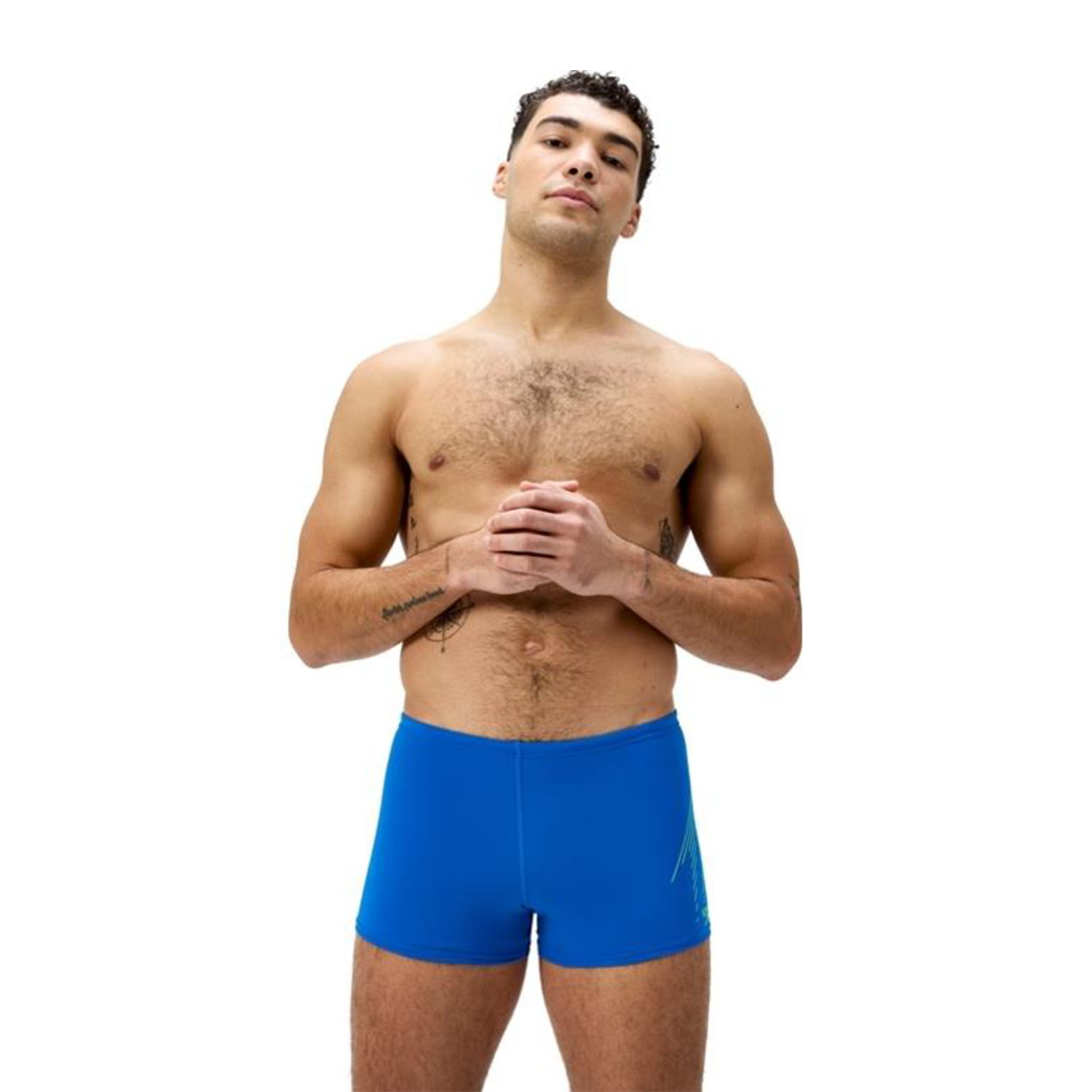 TRAJE BAÑO HOMBRE SPEEDO HYPERBOOM PLACEMENT AQUASHORT AZUL - 2