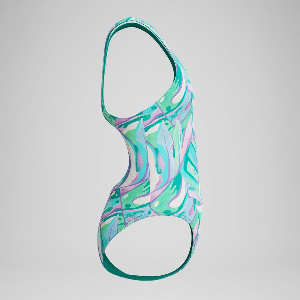 TRAJE BAÑO NATACIÓN SPEEDO MEDALIST PRINTED VERDE - 4