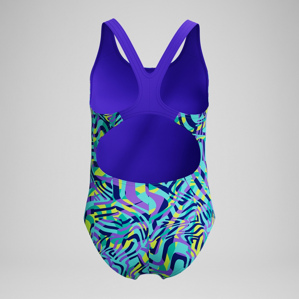 TRAJE DE BAÑO SPEEDO ALLOVER SPLASHBACK PURPURA - 2