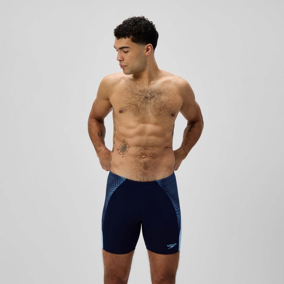 TRAJE BAÑO HOMBRE SPEEDO END+ MAX MID JAMMER SPLICE AZUL - 1