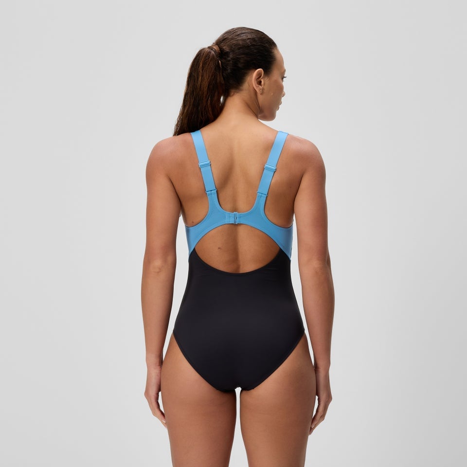 TRAJE BAÑO NATACIÓN MUJER SPEEDO SCULPTURE BUTTERFLY AZUL - 2