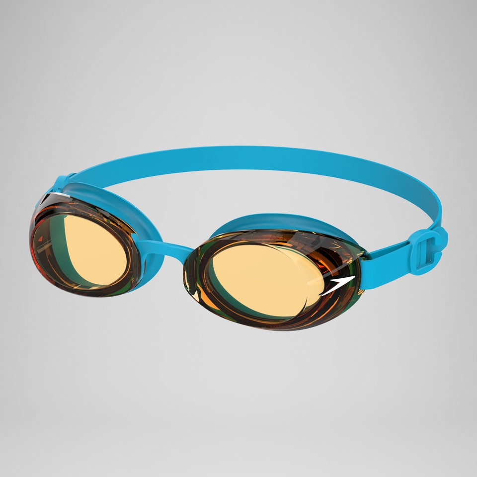 LENTES NATACIÓN SPEEDO JET 2.0 NARANJA/AZUL NIÑOS 6 A 14 AÑO - 1