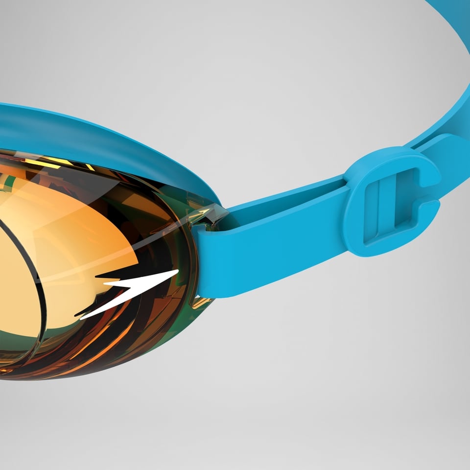 LENTES NATACIÓN SPEEDO JET 2.0 NARANJA/AZUL NIÑOS 6 A 14 AÑO - 5