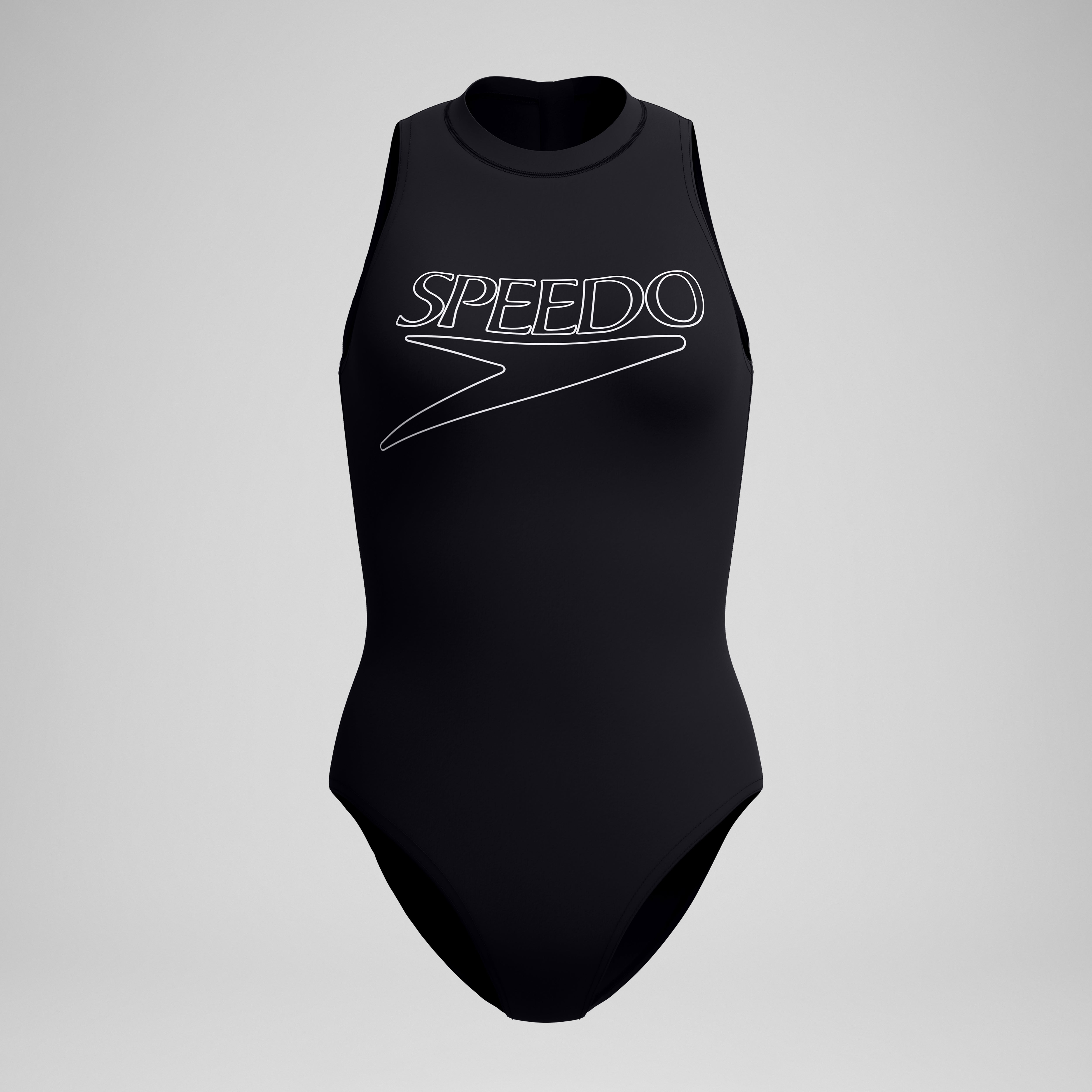 TRAJE DE BAÑO NATACIÓN SPEEDO HYDRASUIT ENTERO NEGRO - 3