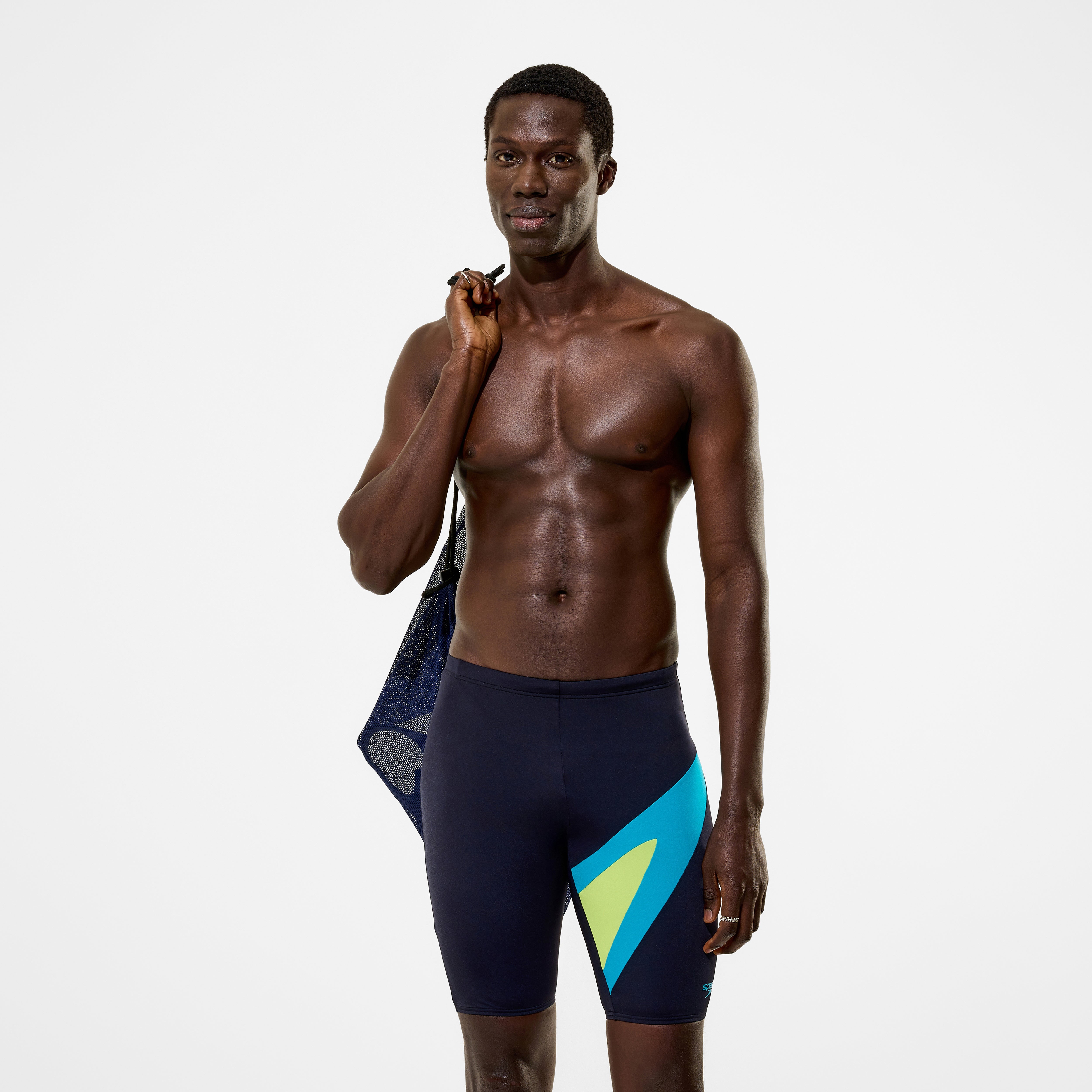 TRAJE DE BAÑO NATACIÓN SPEEDO HYPERBOOM JAMMER AZUL - 1