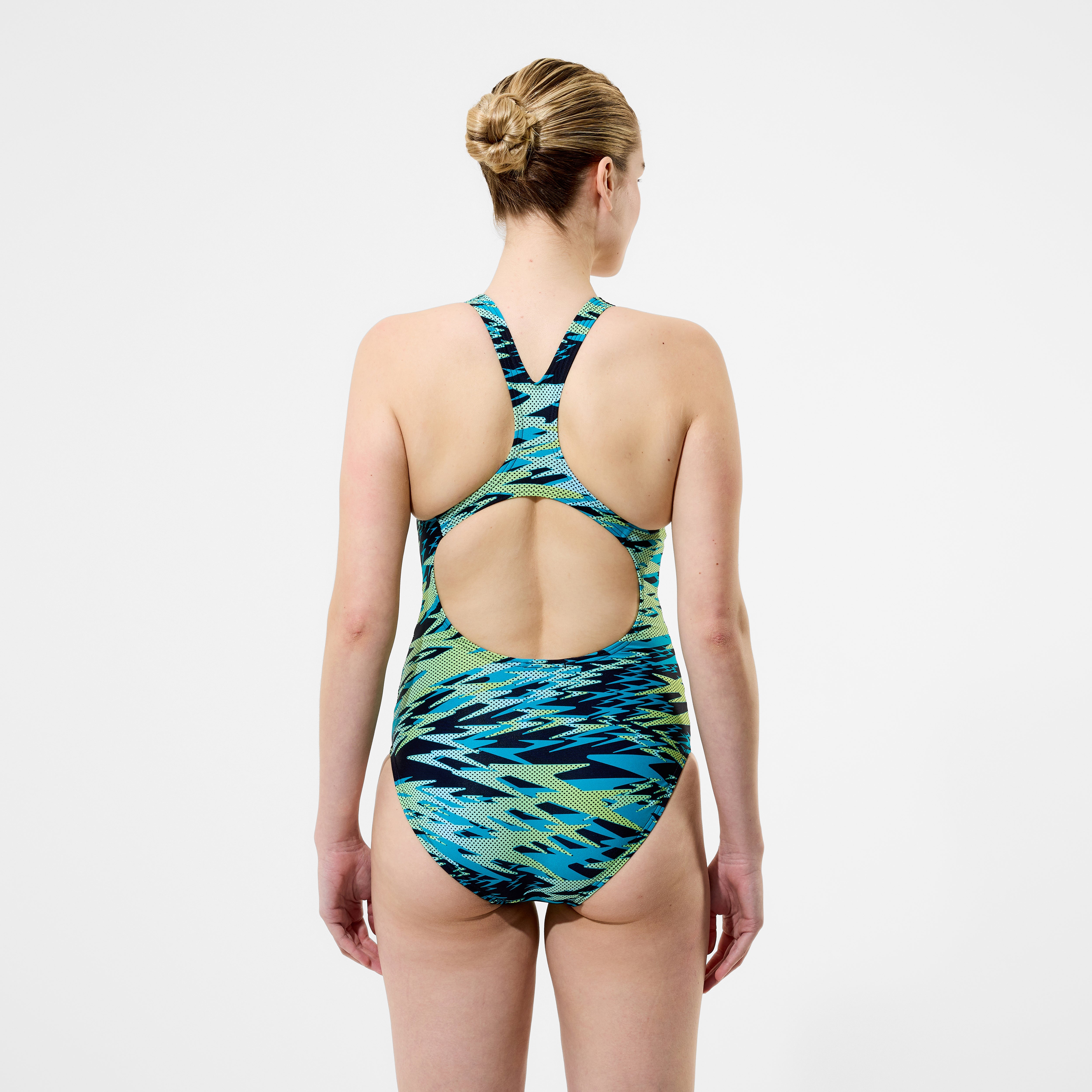 TRAJE DE BAÑO NATACIÓN SPEEDO HYPERBOOM MEDALIST VERDE - 2