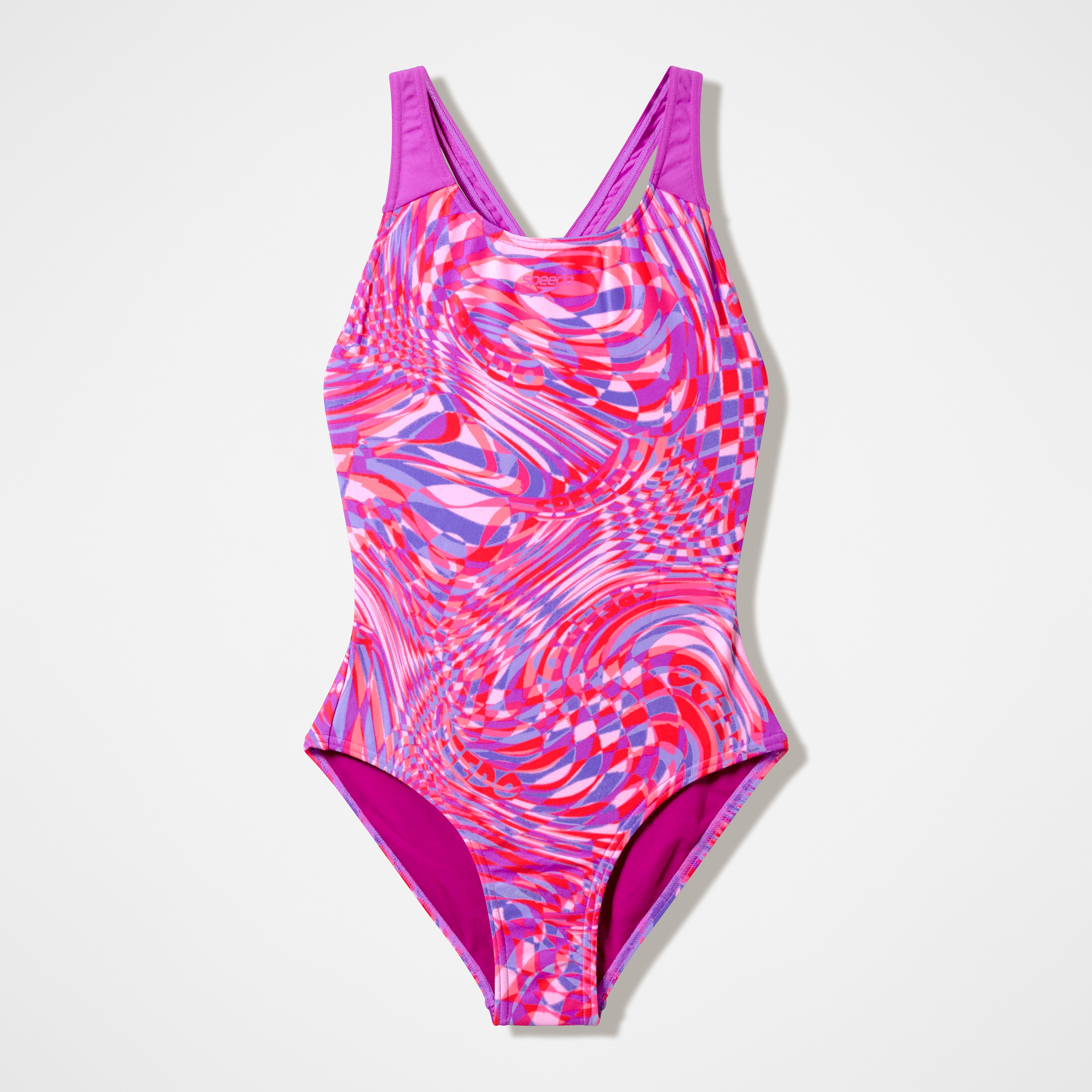 TRAJE DE BAÑO NATACIÓN SPEEDO SPLASHBACK ENTERO ROSADO - 1